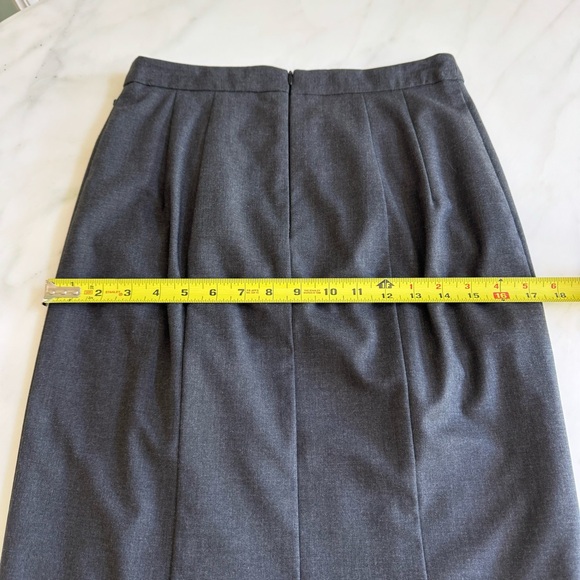 Nanette Lepore Carley Pencil Skirt Charcoal Sz 2 - Picture 11 of 11